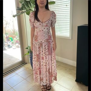 Zara floral maxi dress size small new with tags